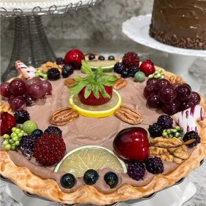 Faux Display Pie Kitchen Staging Decor